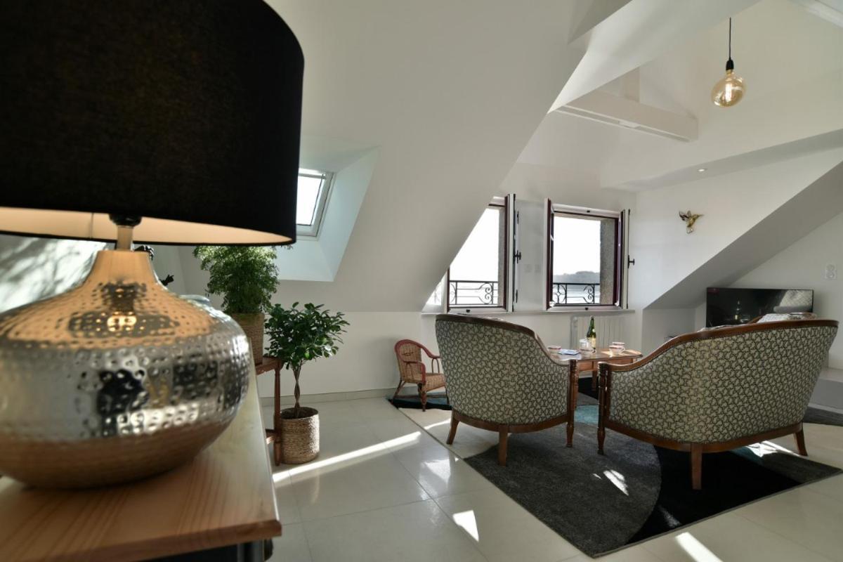 Lostra 2 - Appartement Avec Mezzanine, Front De Mer A Cancale Sur Le Port De La Houle Exterior foto